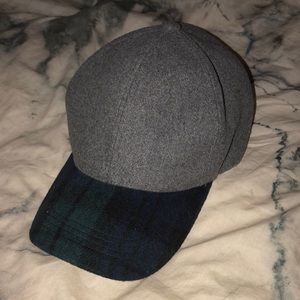 LF Grey & Plaid Felt Hat